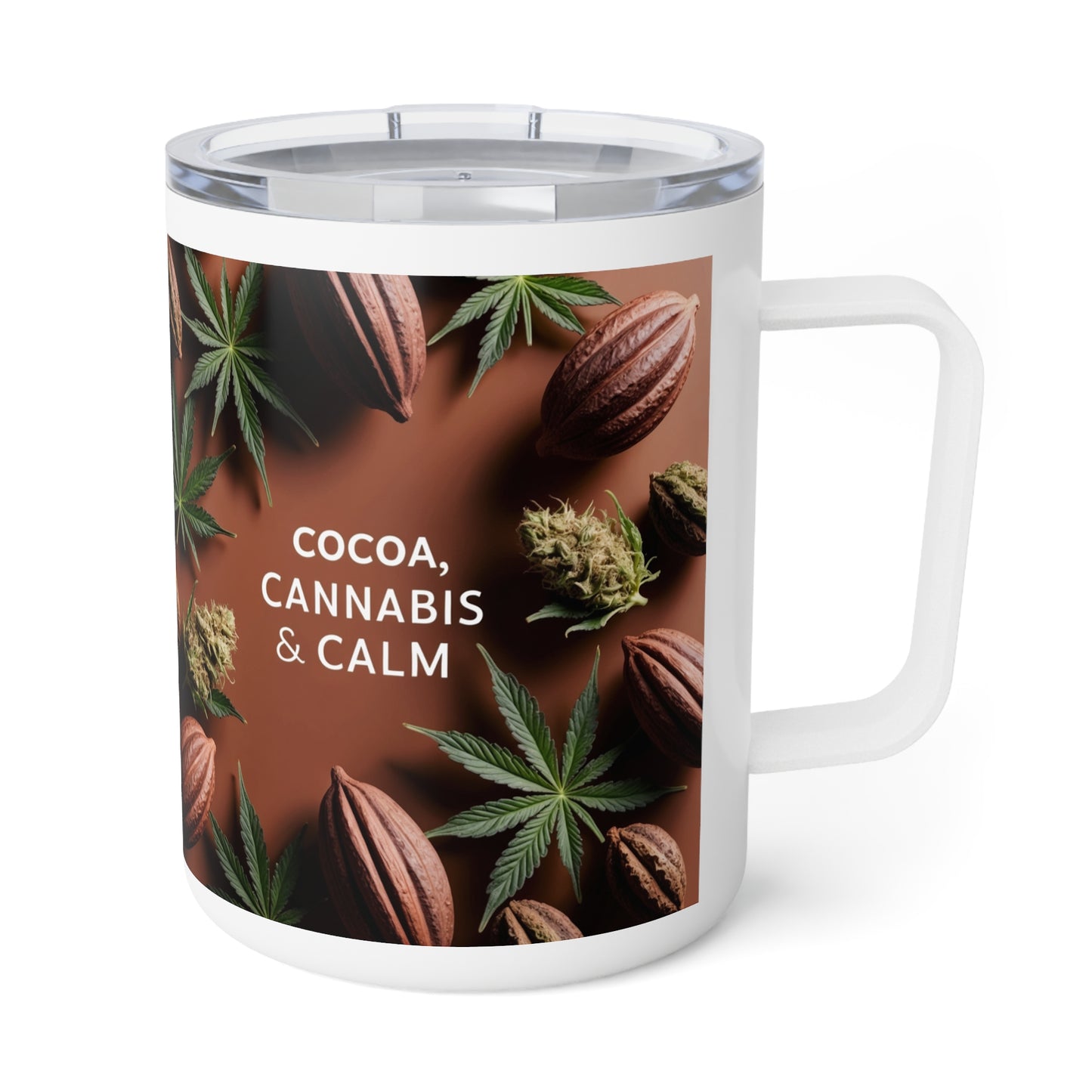 Cocoa Cannabis & Calm Insulated Coffee Mug - 10oz