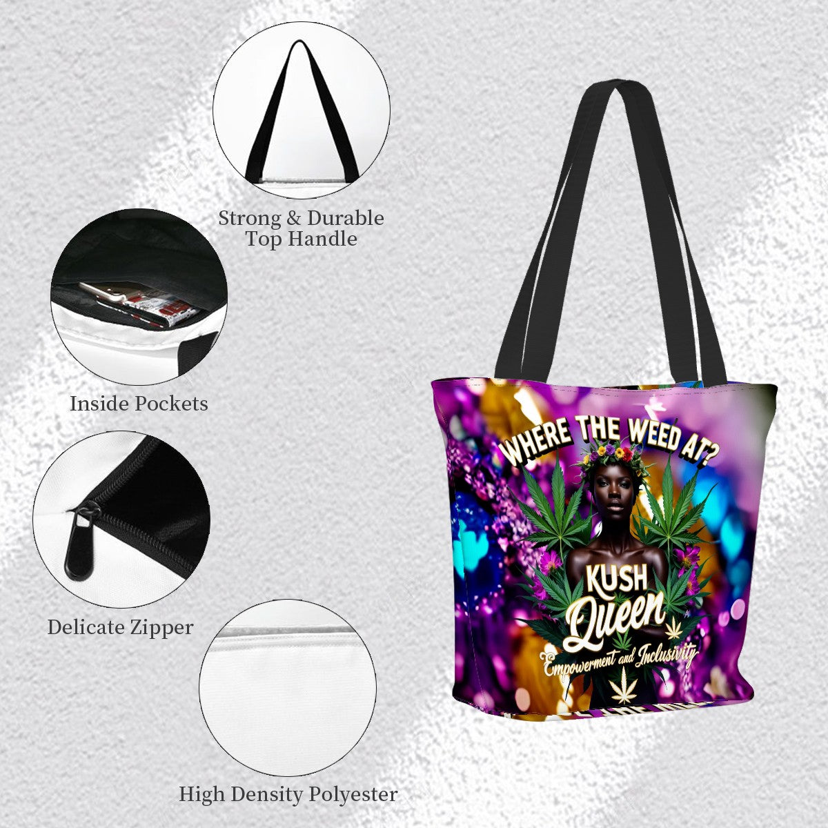 Kush Queen Women Shopping Bag