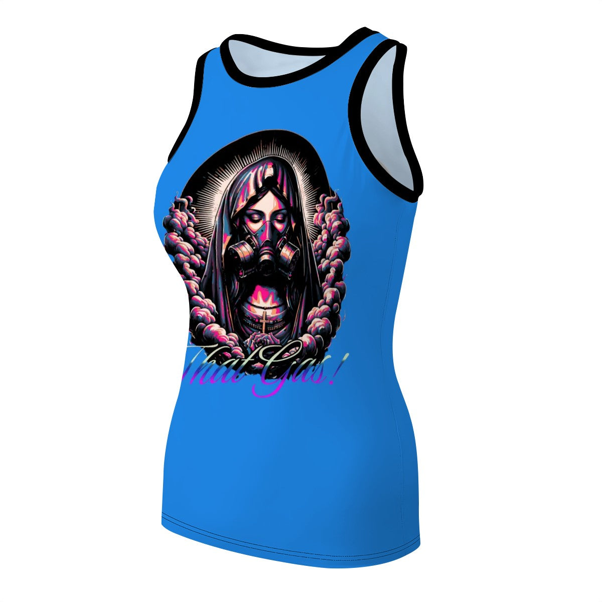Blue that's Gas Woman Tee