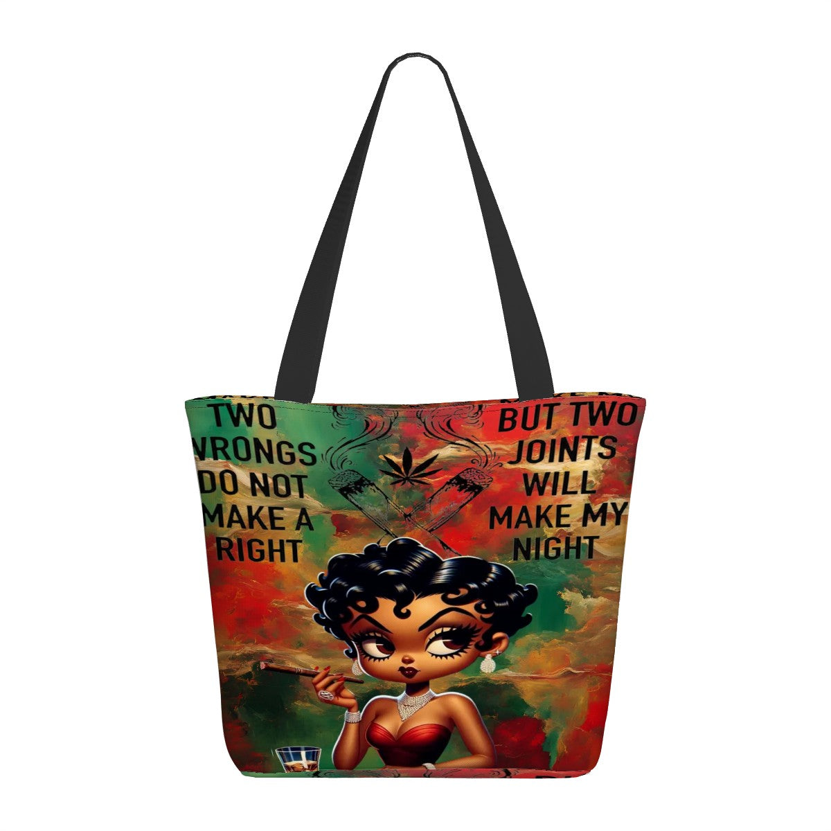 Two Wrong Don't Make It Right Women Shopping Bag