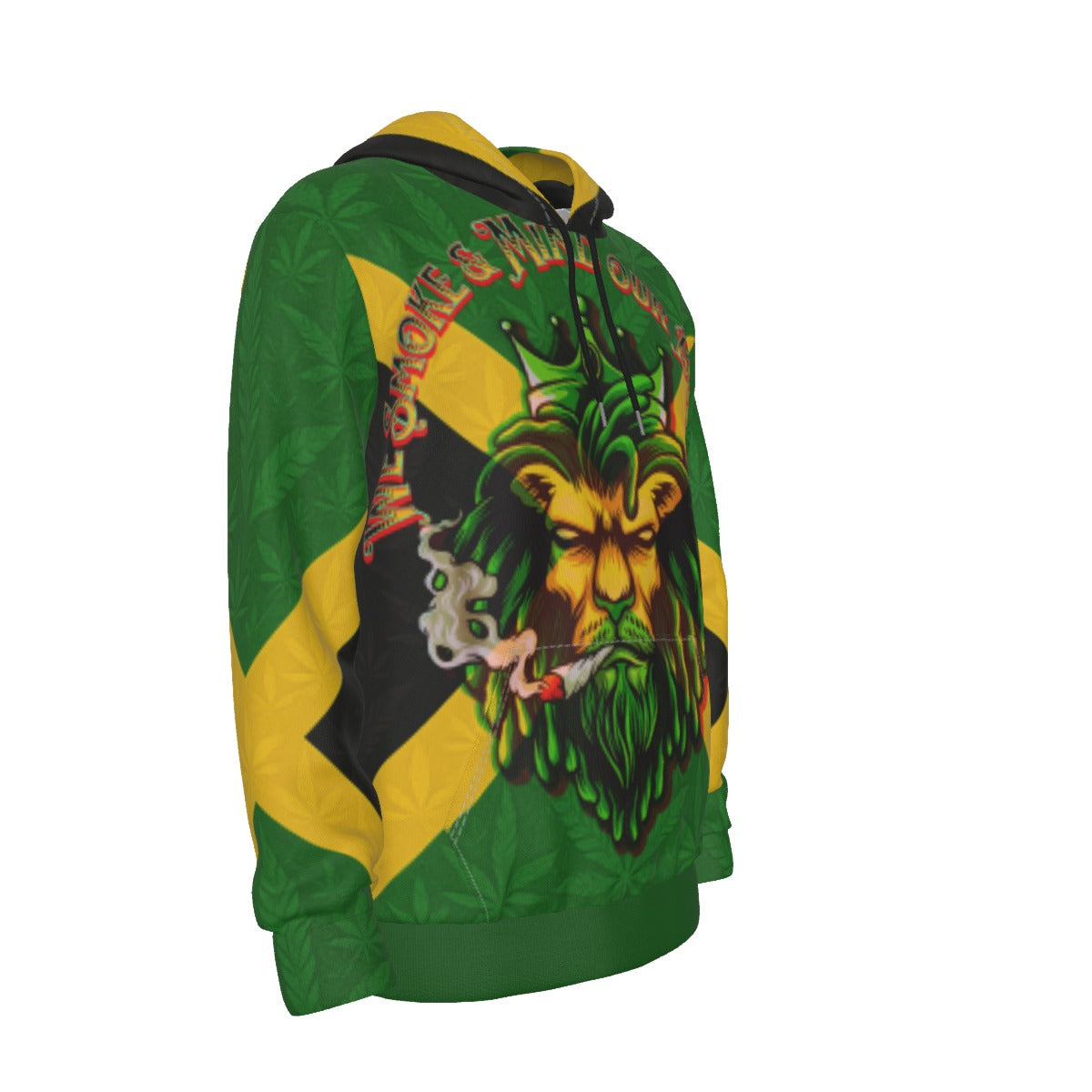 We Men's Mind Our Business Hoodie With Front and Back Print