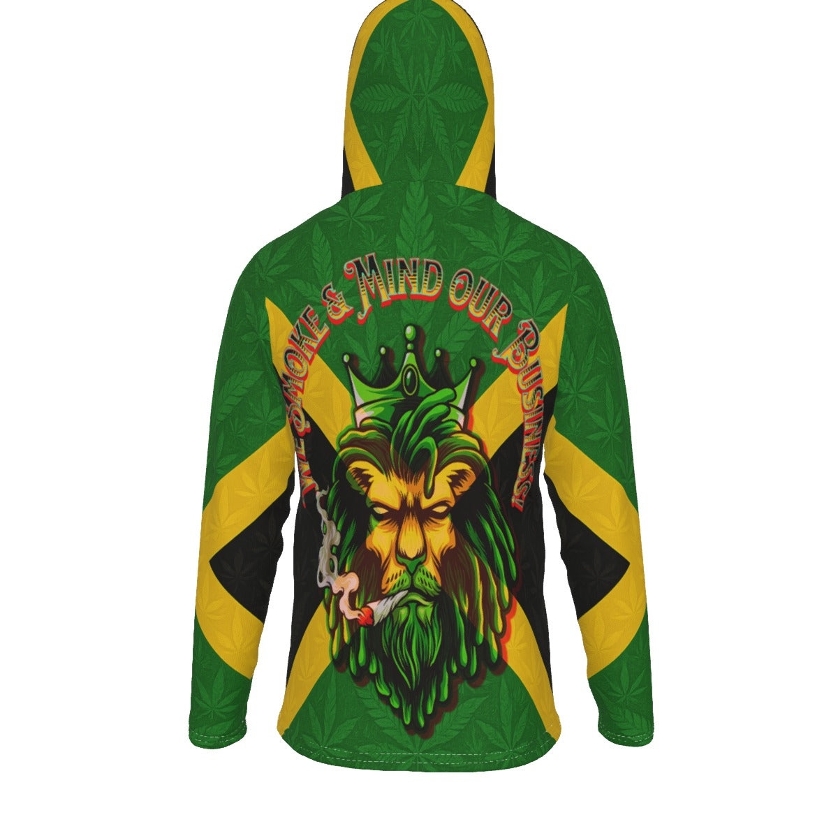Jamaican We Mind our Business Pullover Hoodie With Mask