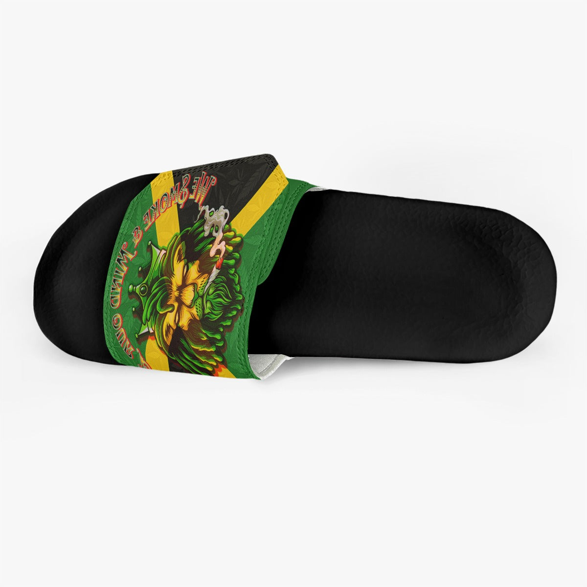 Jamaica We mind our Business! Men's Velcro Slippers