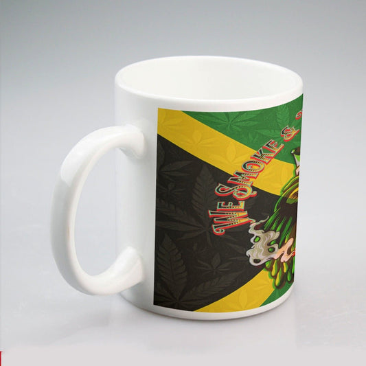 Jamaica Mind My Business Mug Premium Ceramic Coffee Cup 340ml For Daily Motivation - Cannabis Creations