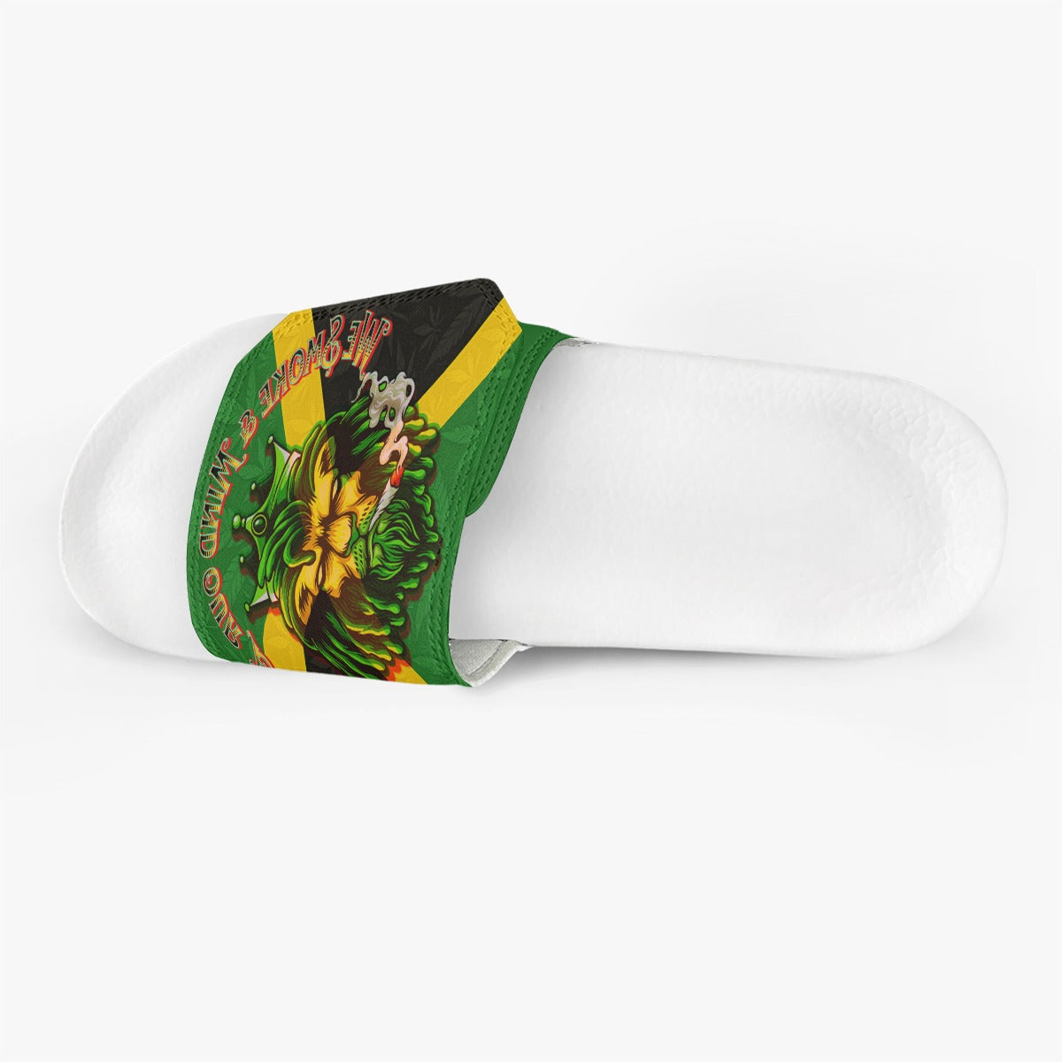 Jamaica We mind our Business! Men's Velcro Slippers