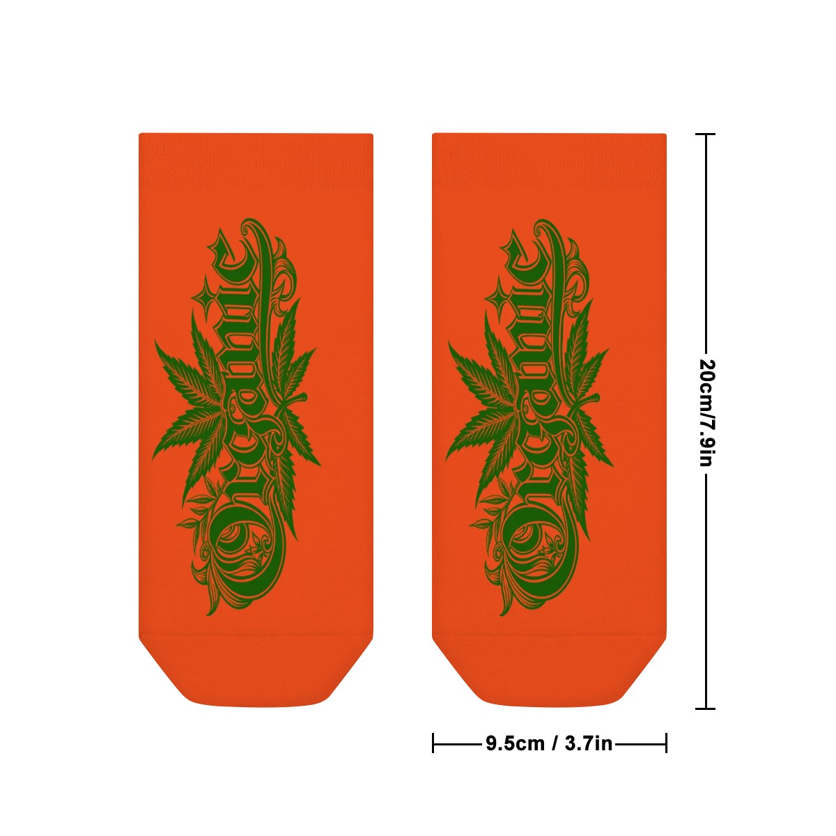 Its Organic Ankle Socks Orange
