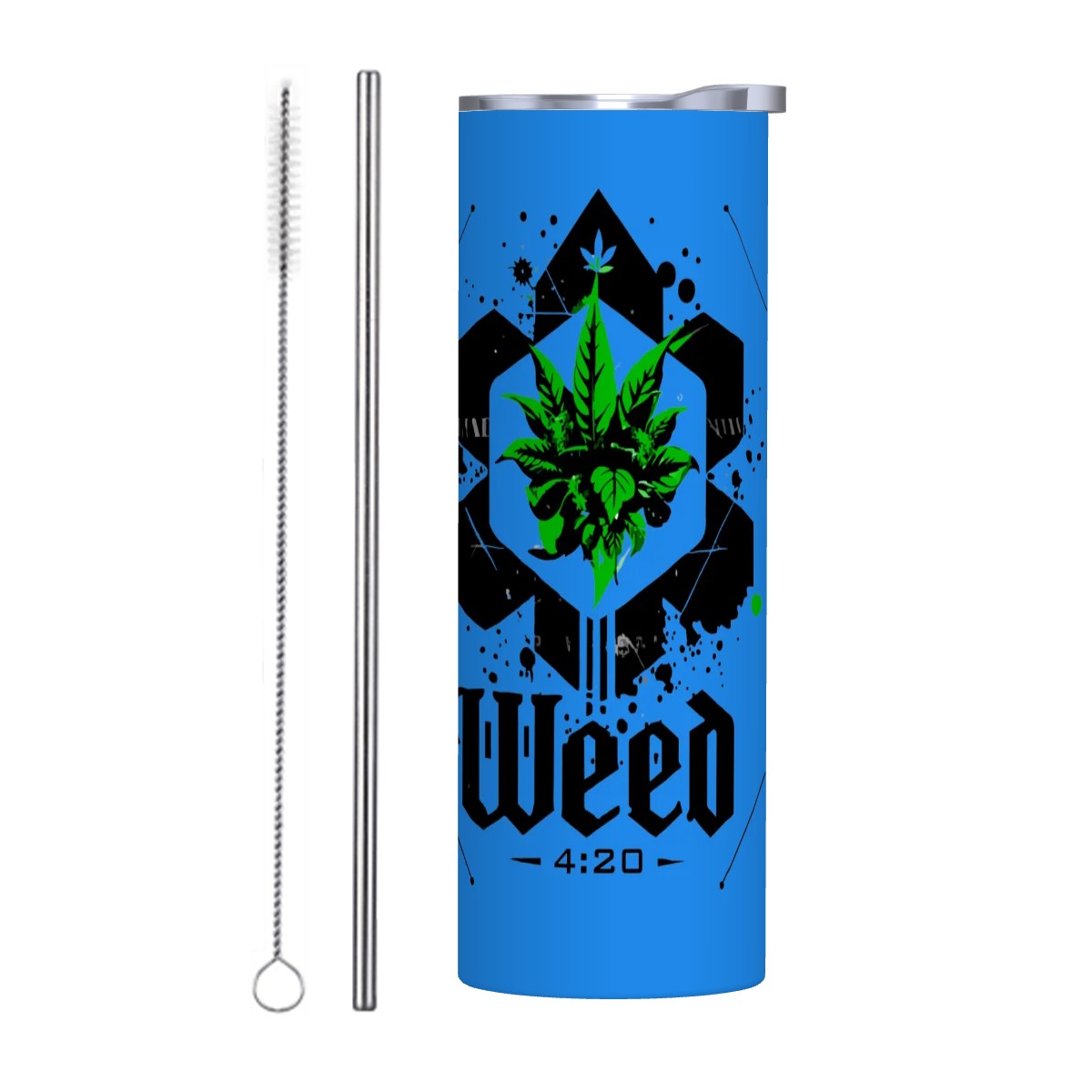 Blue Weed Tumbler