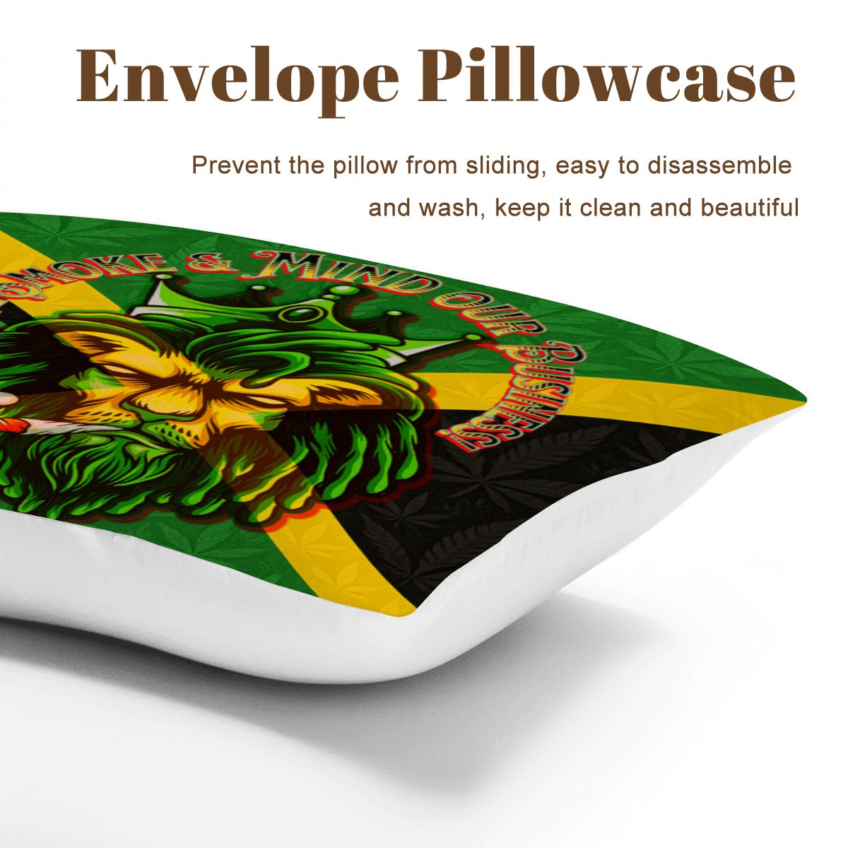 Jamaican We Mind Our Business Queen Comforter Set