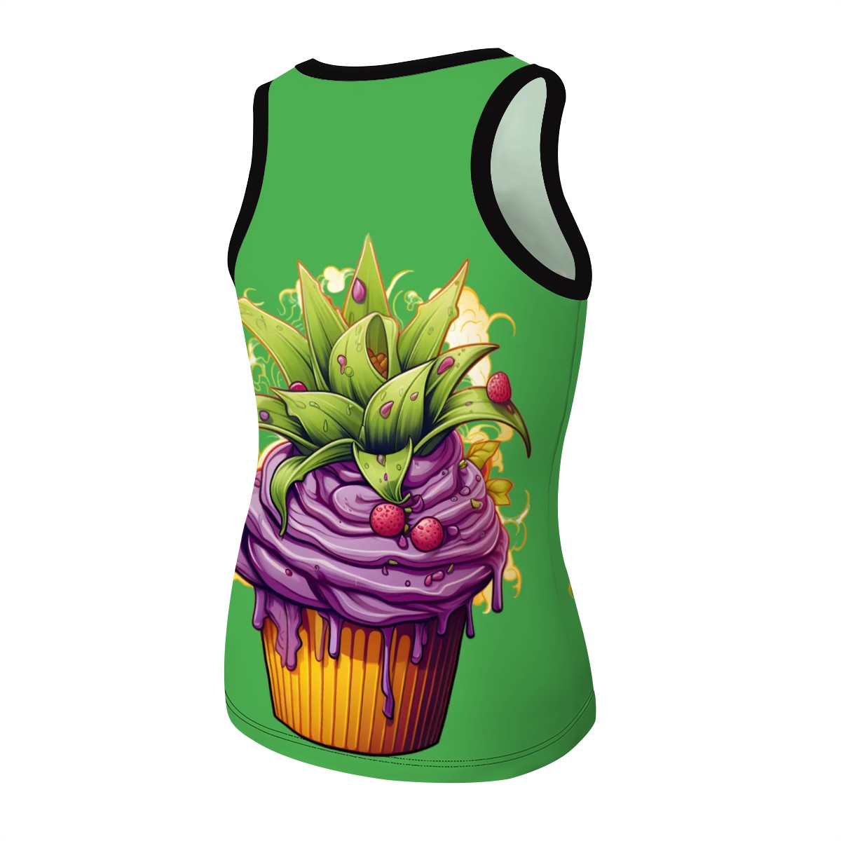 Green Cupcake Women s Tank Tops