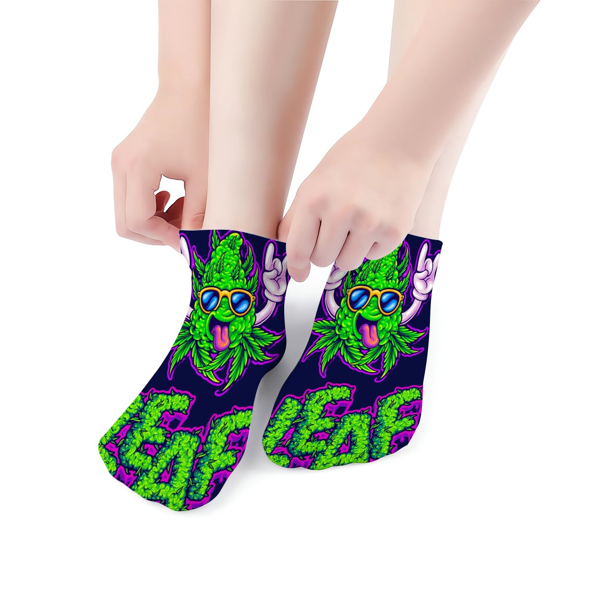 Ankle Socks Green Slim