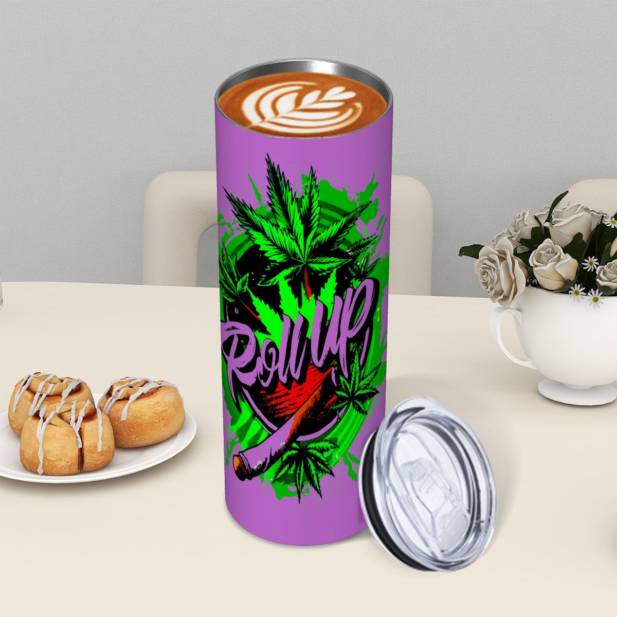 Lavender Roll up Tumbler