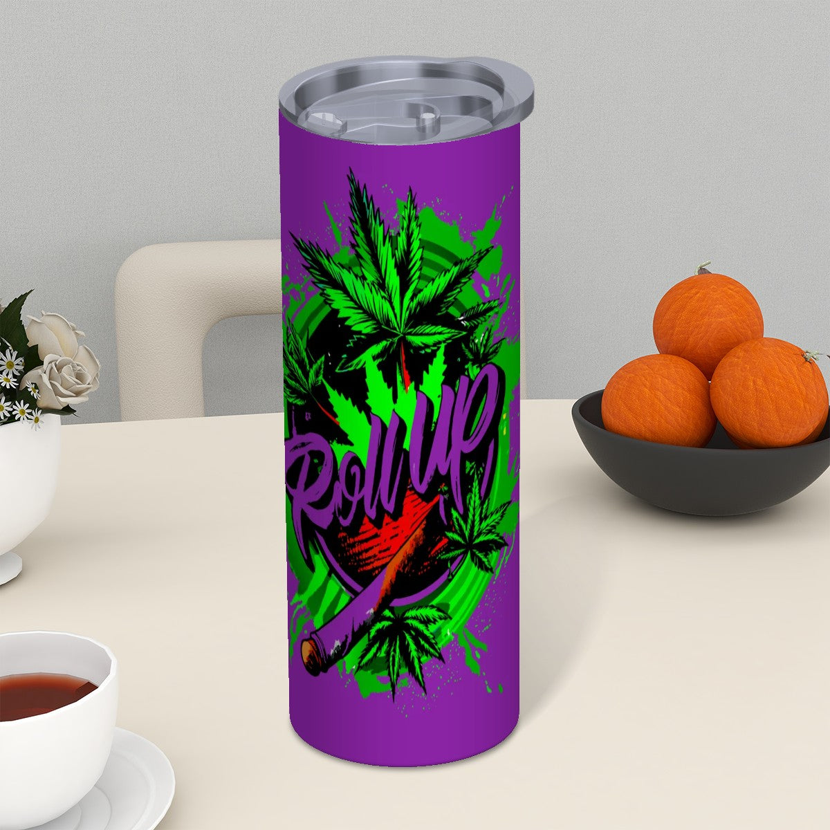 Purple Roll Up Tumbler