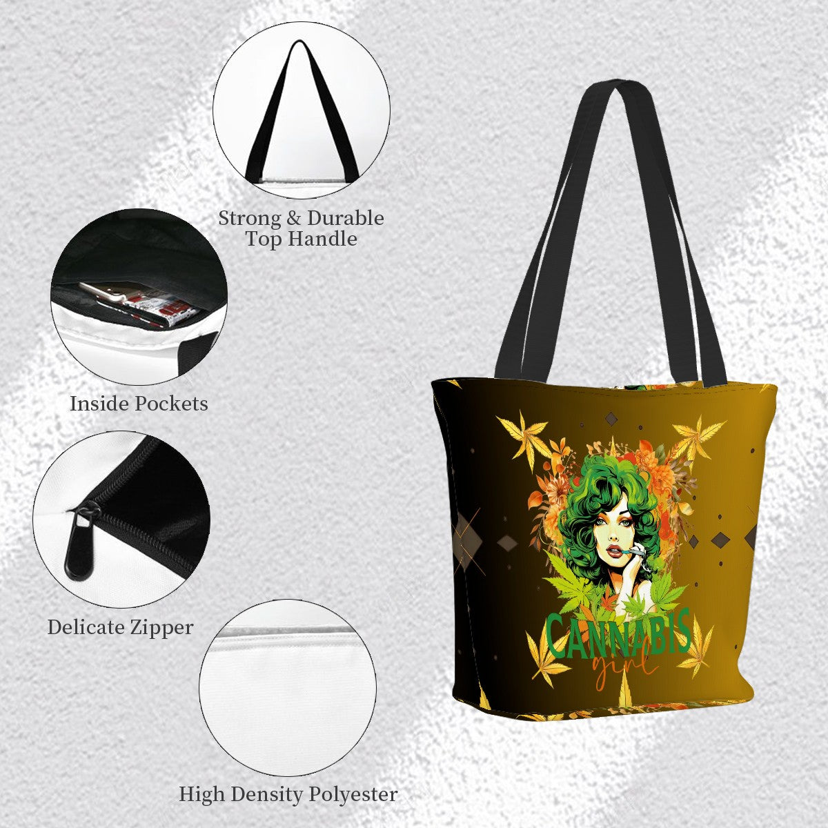 Gold Queen Women Shopping Bag #1
