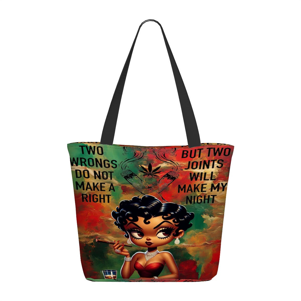 Two Wrong Don't Make It Right Women Shopping Bag