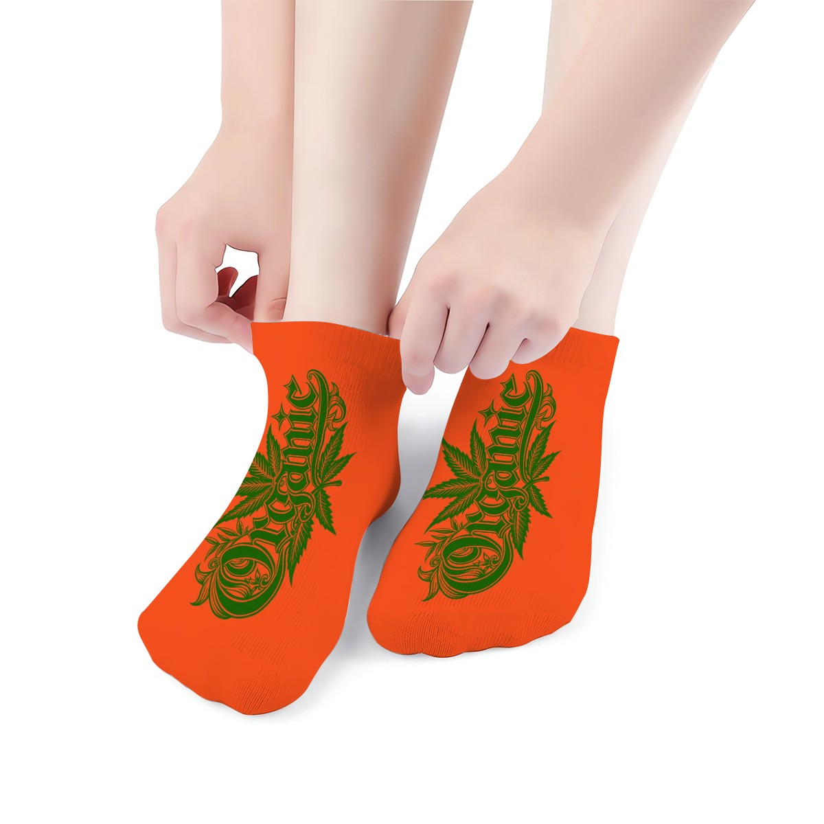 Its Organic Ankle Socks Orange