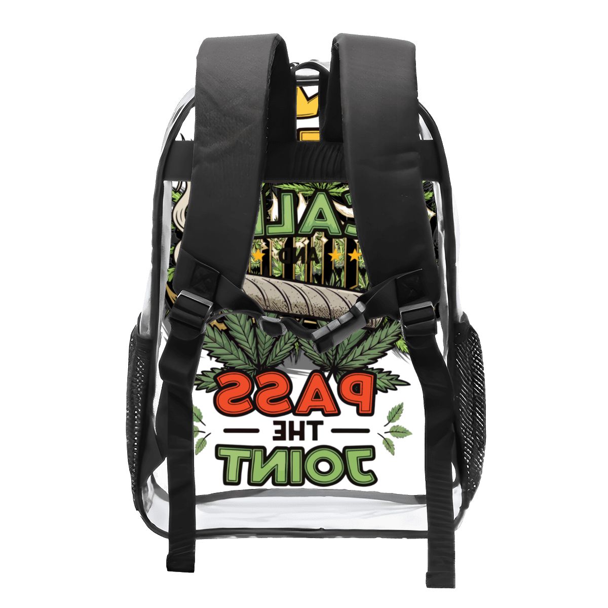 Keep Calm Clear Transparent Backpack