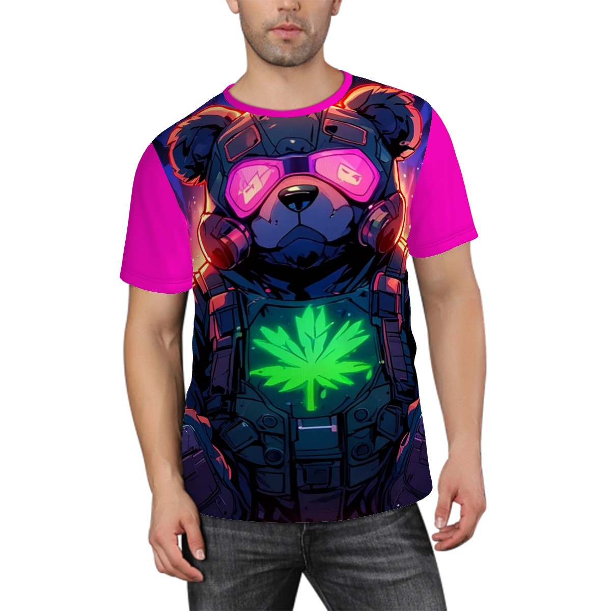 Men's Short Sleeve Cannia Bear