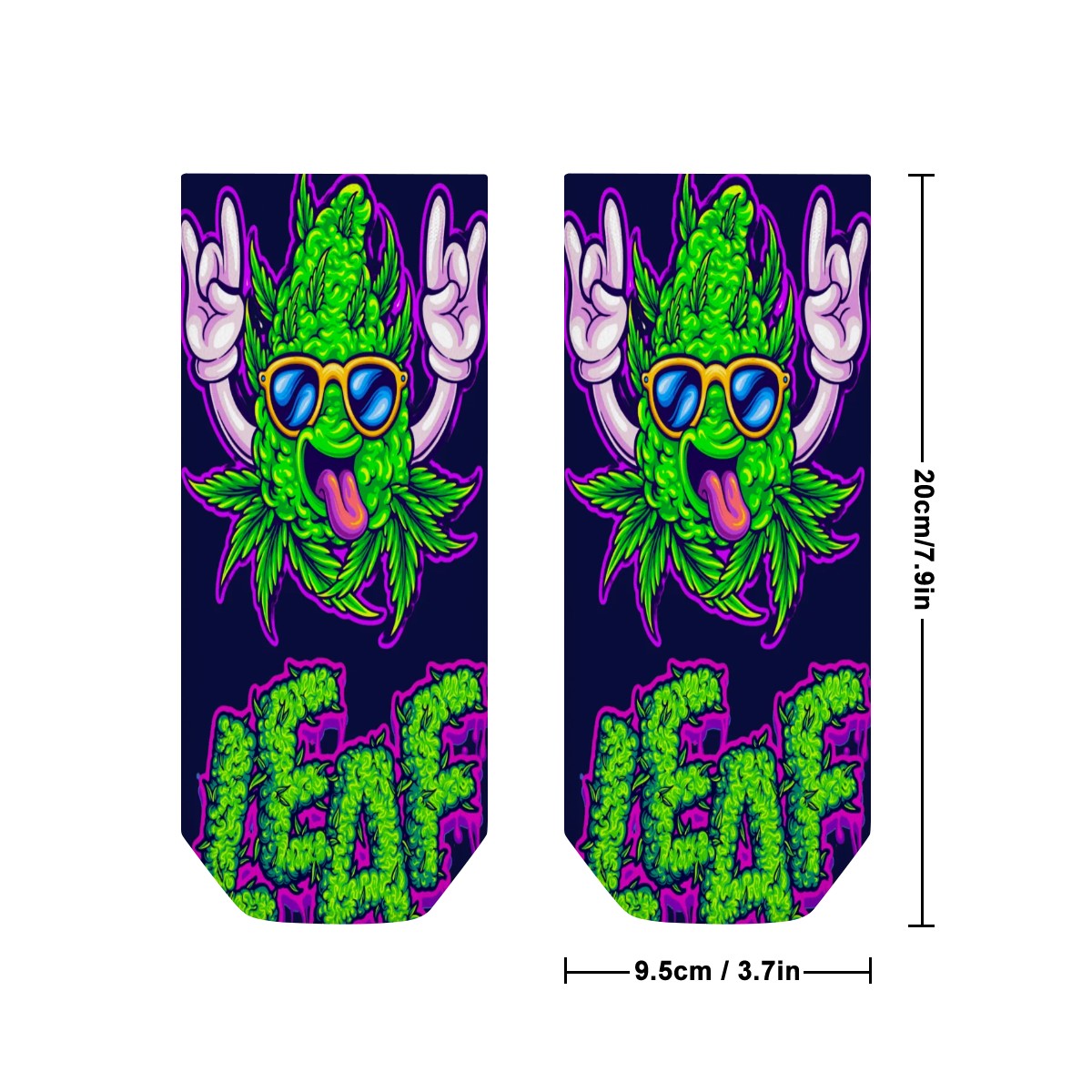 Ankle Socks Green Slim