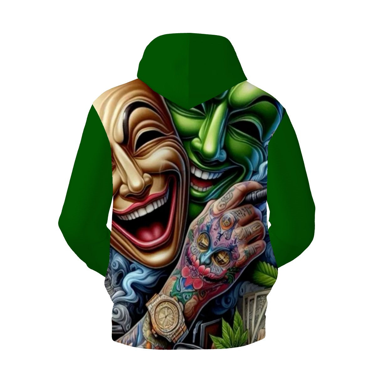 Men's Hoodie with Pockets green