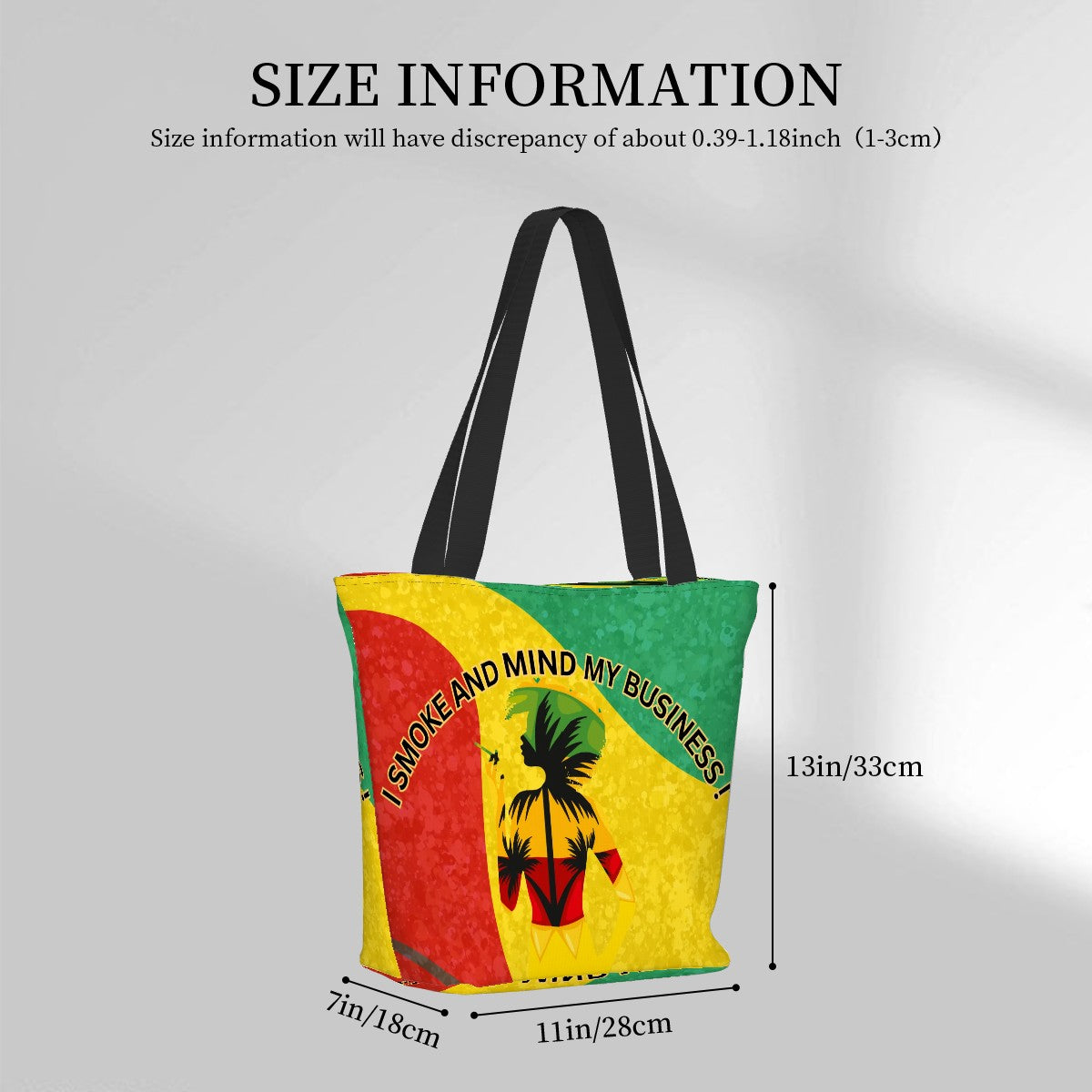 Women Shopping Bags We Smoke And Mind My Business Shopping Bag
