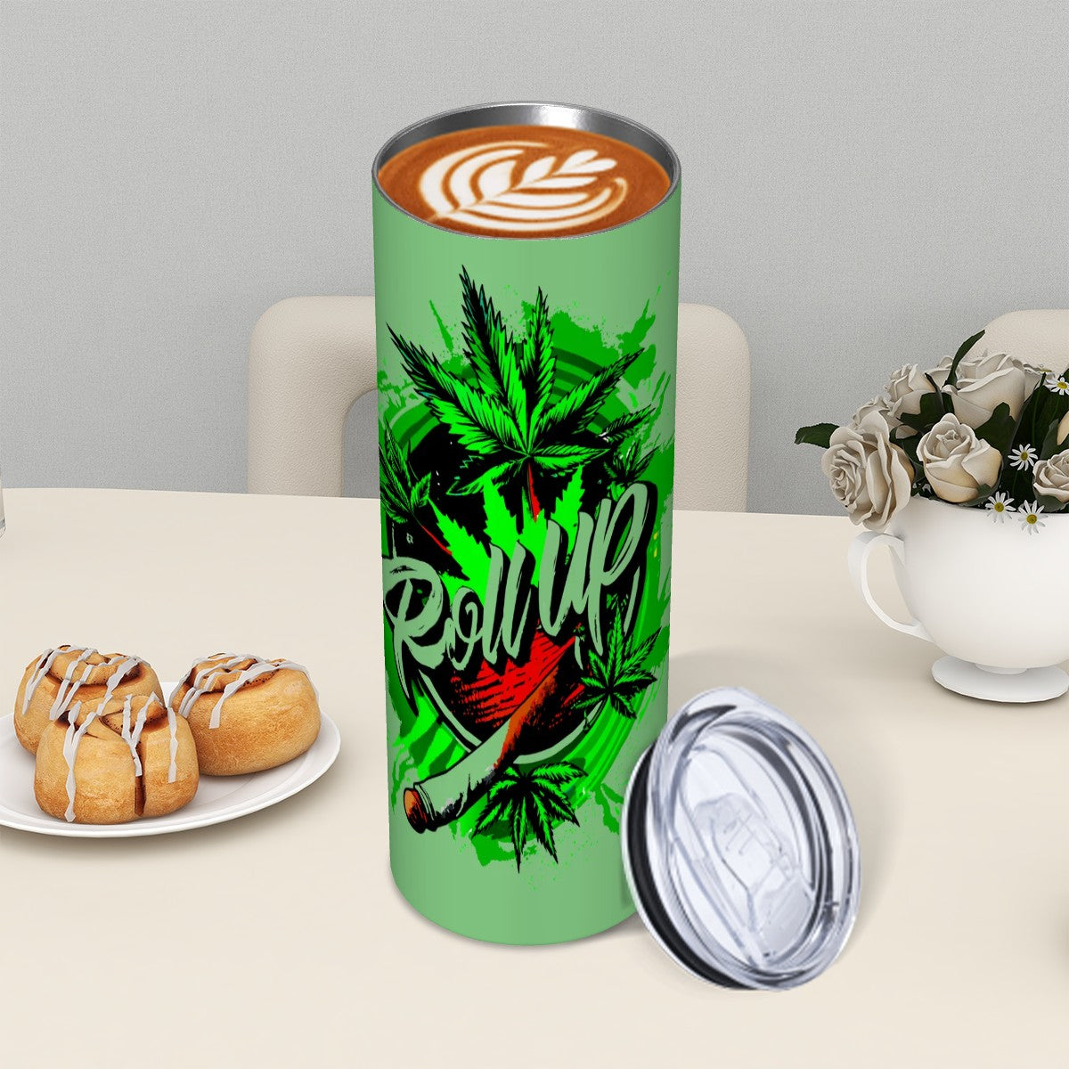 Green Roll Up Tumbler