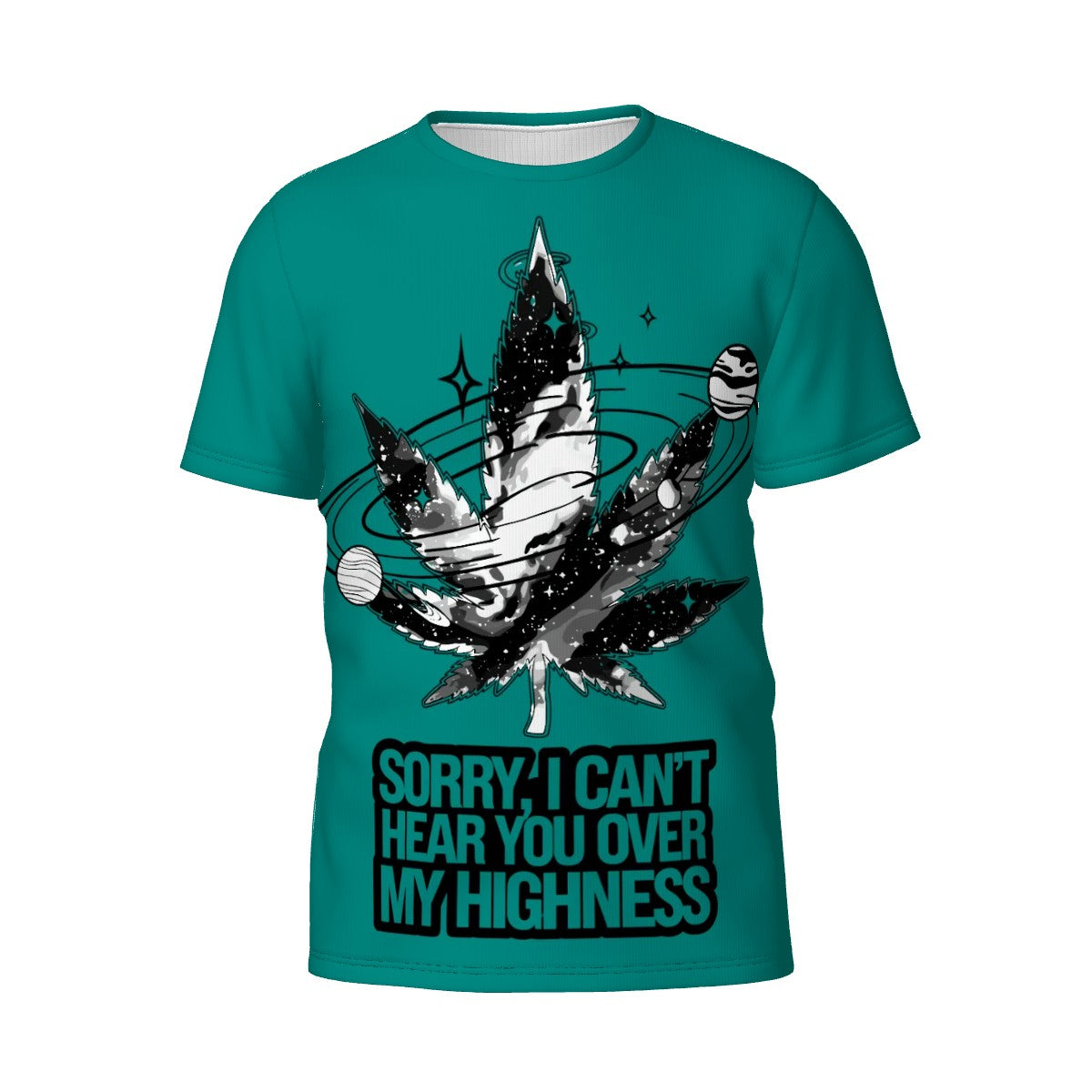 Men's Short Sleeve T Shirt Green Sorry I Can't Hear you