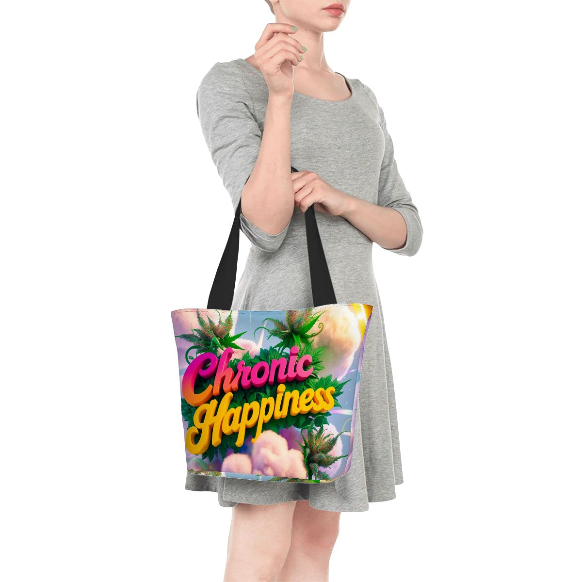 Chronic Happiness Women Shopping Bag