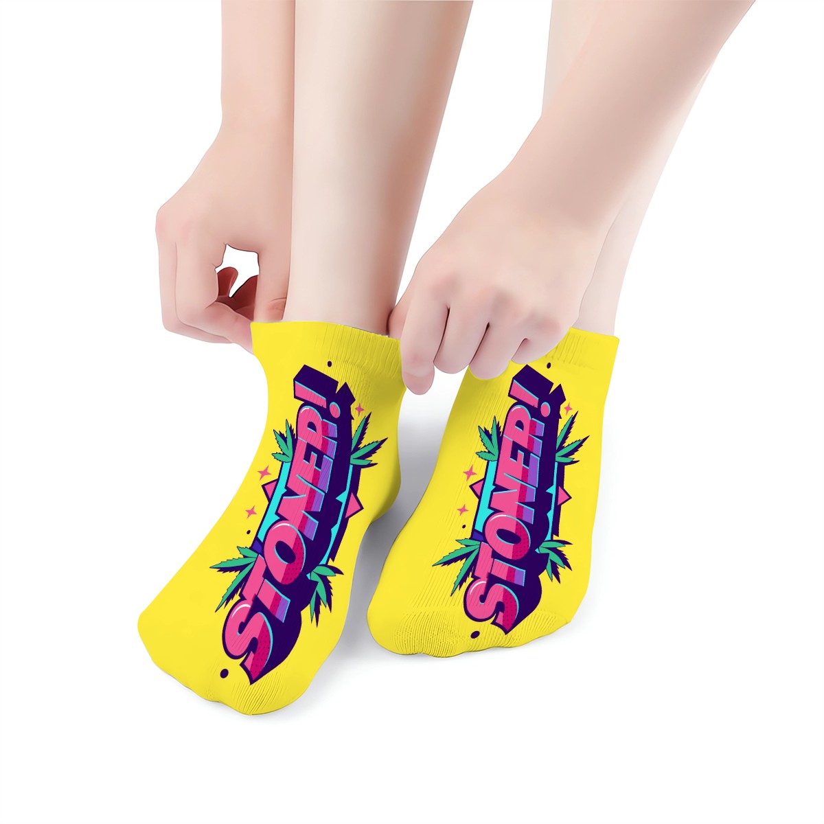 Yellow Ankle Socks