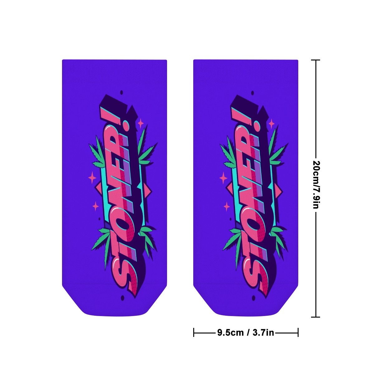 Stoner Ankle Socks purple