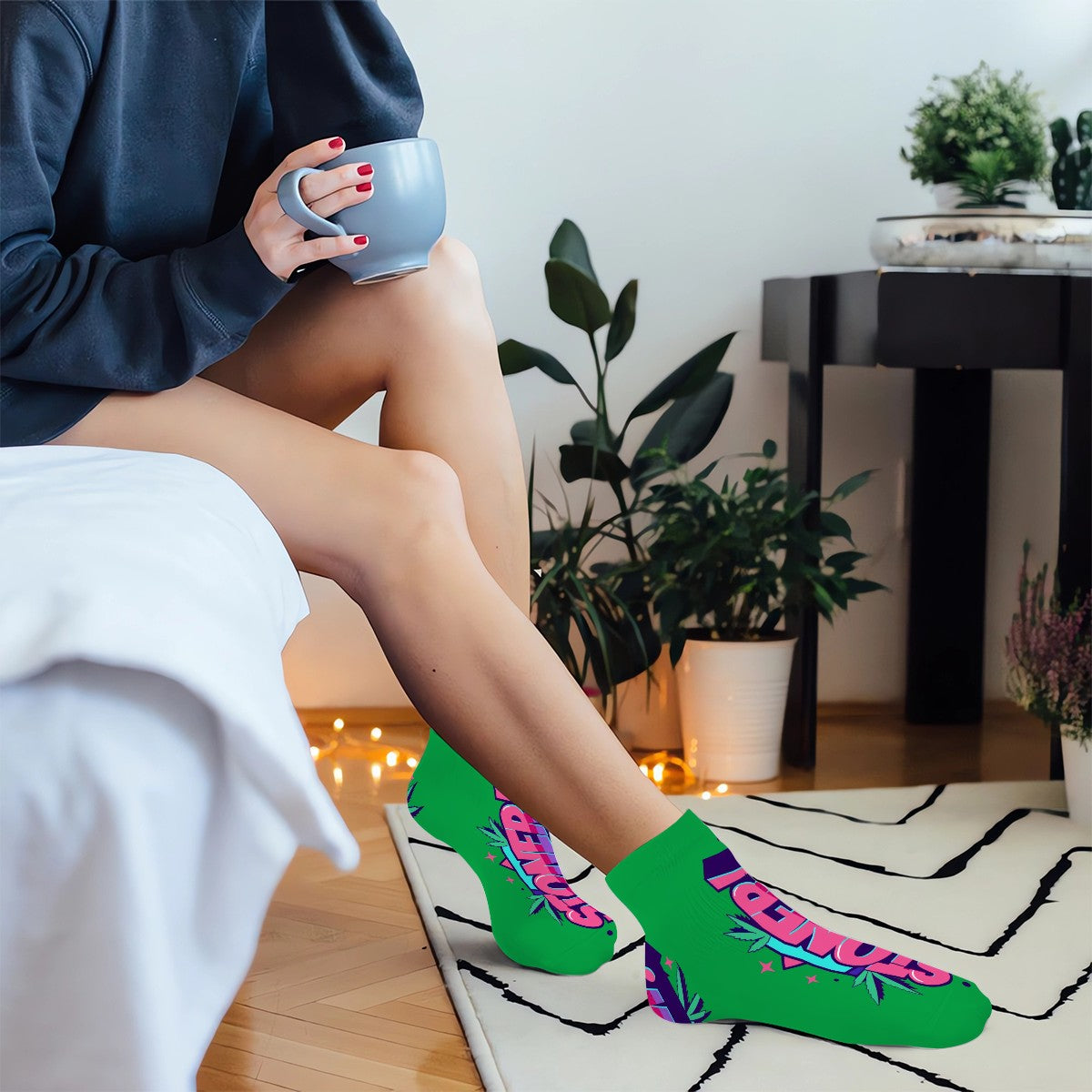 Stoner Ankle Socks Green