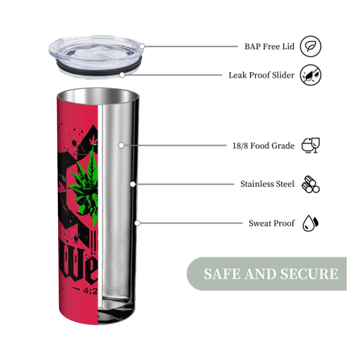Pink Weed Tumblers