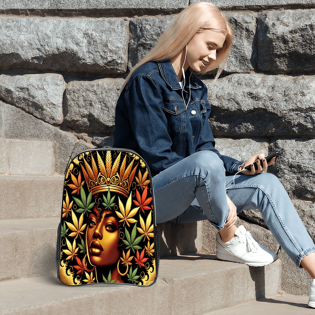 Cannia Queen Clear Transparent Backpack #1