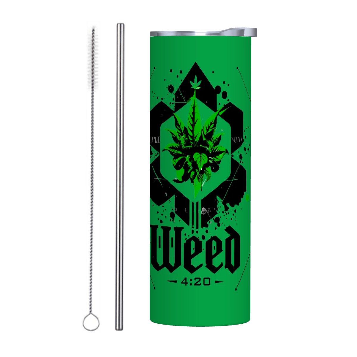 Green Weed Tumbler