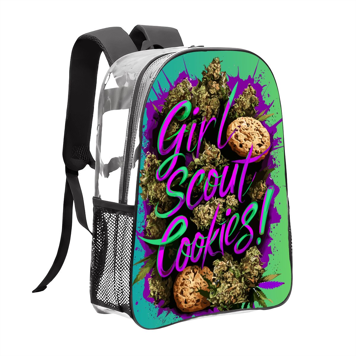Girl Scout Clear Transparent Backpack