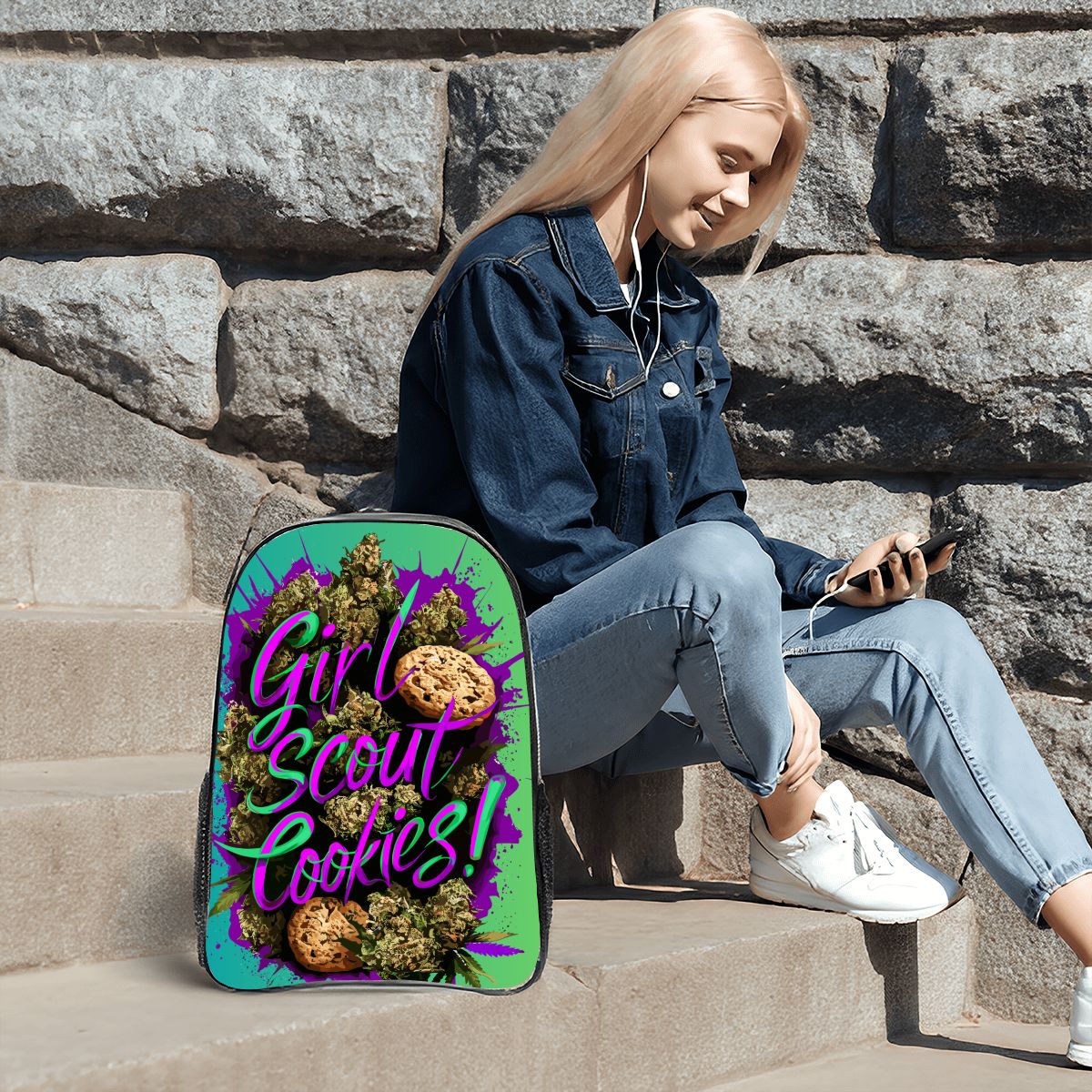 Girl Scout Clear Transparent Backpack