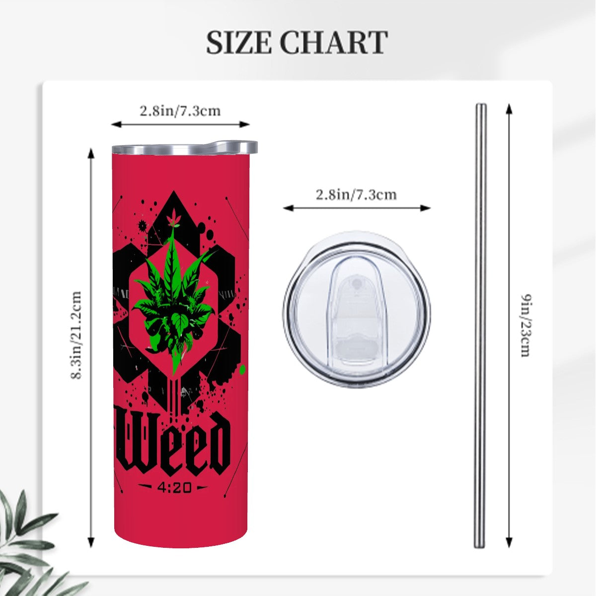 Pink Weed Tumblers