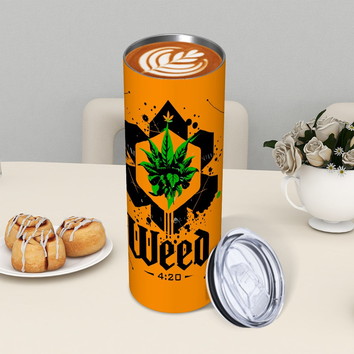 Yellow Weed Tumbler