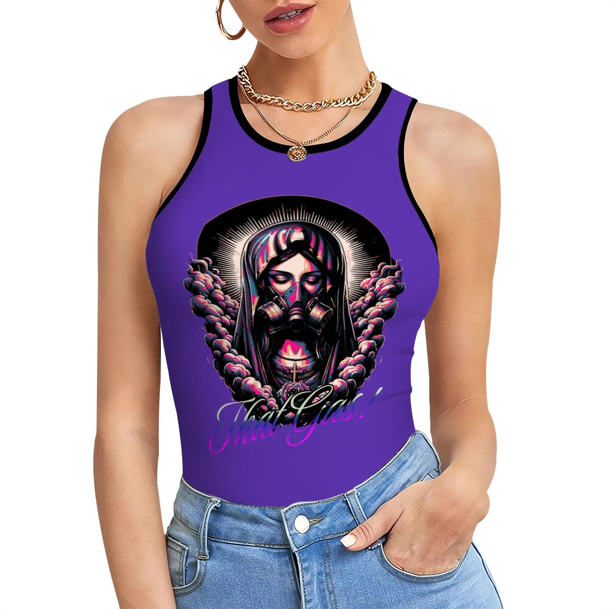 Women's Purple That Gas Tee