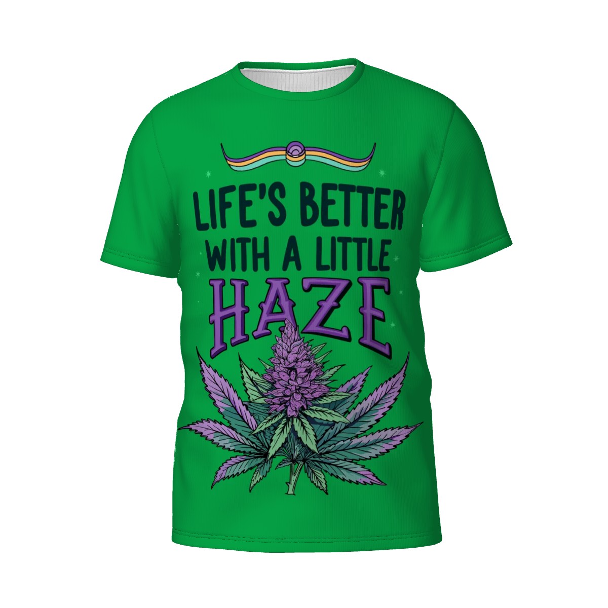 Men's Short Sleeve T Shirt Live Better Green