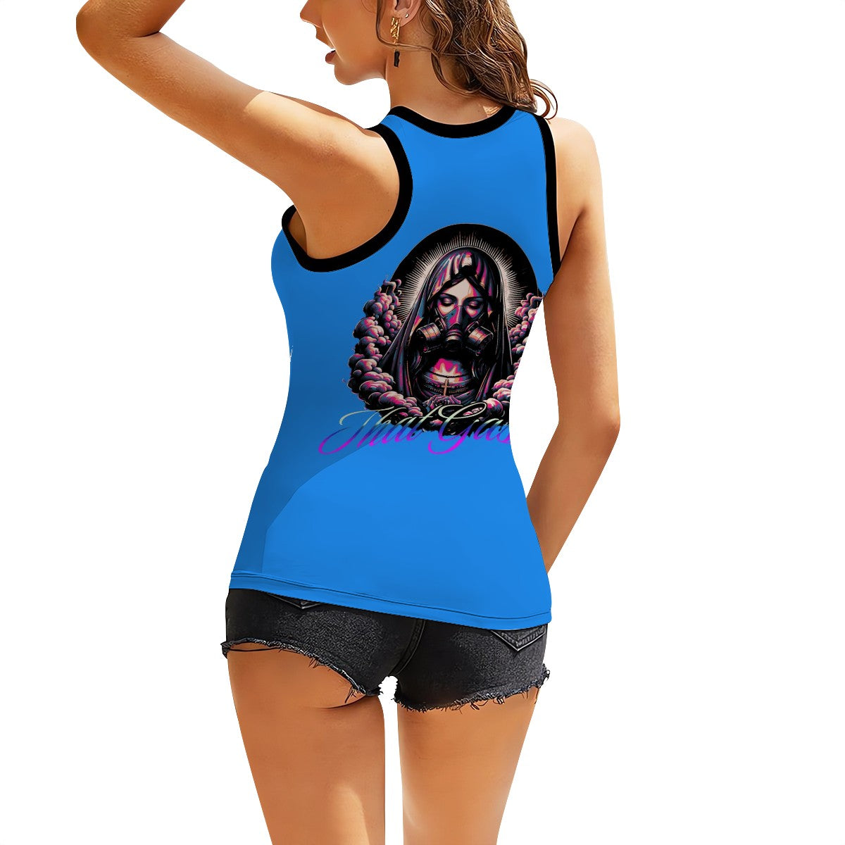 Blue that's Gas Woman Tee