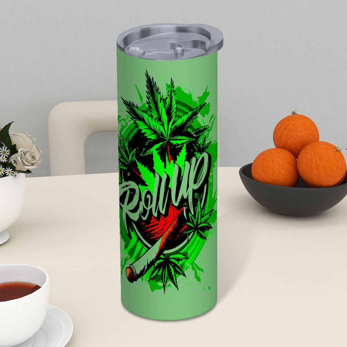 Green Roll Up Tumbler