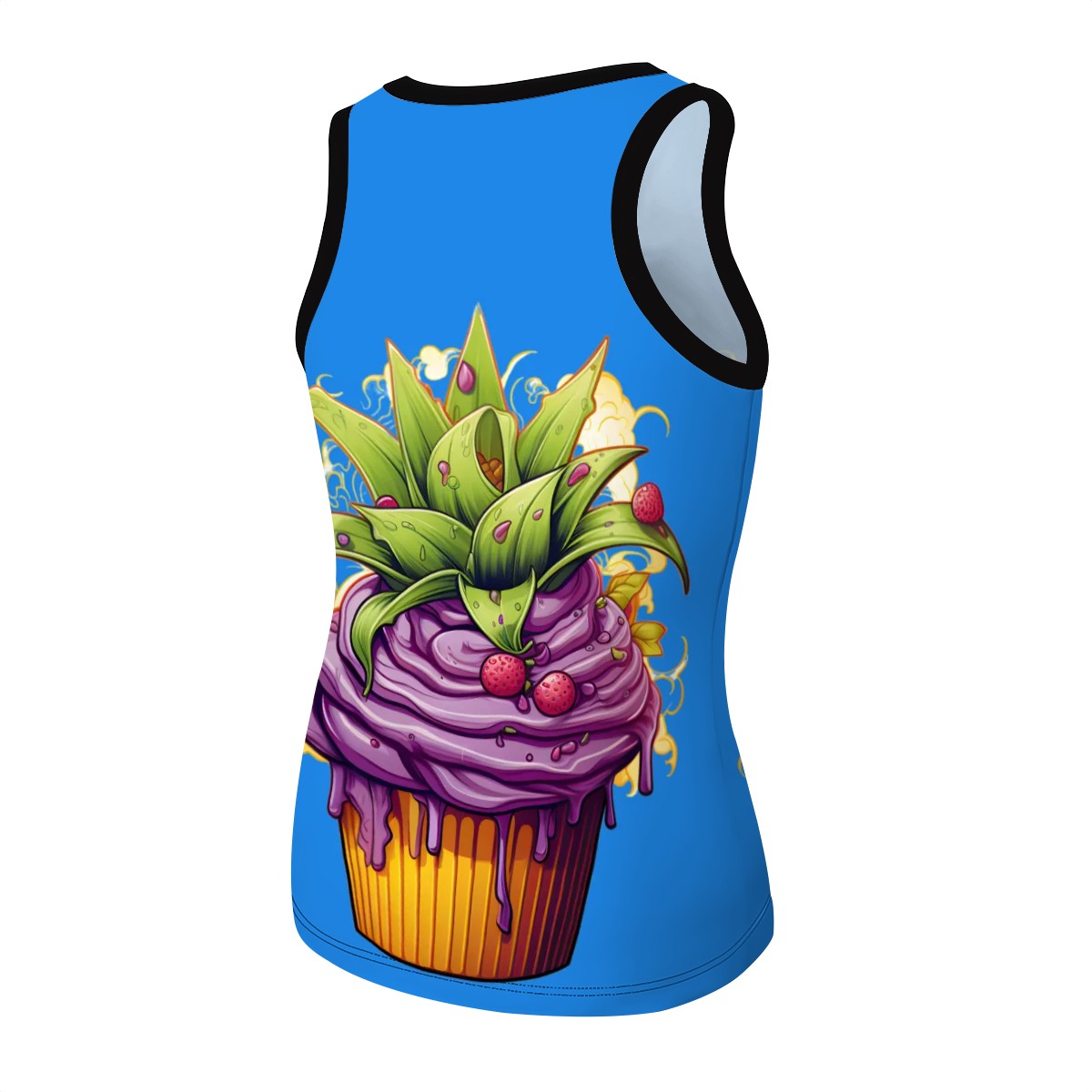 Women's Tank Tops Blue Cupcake