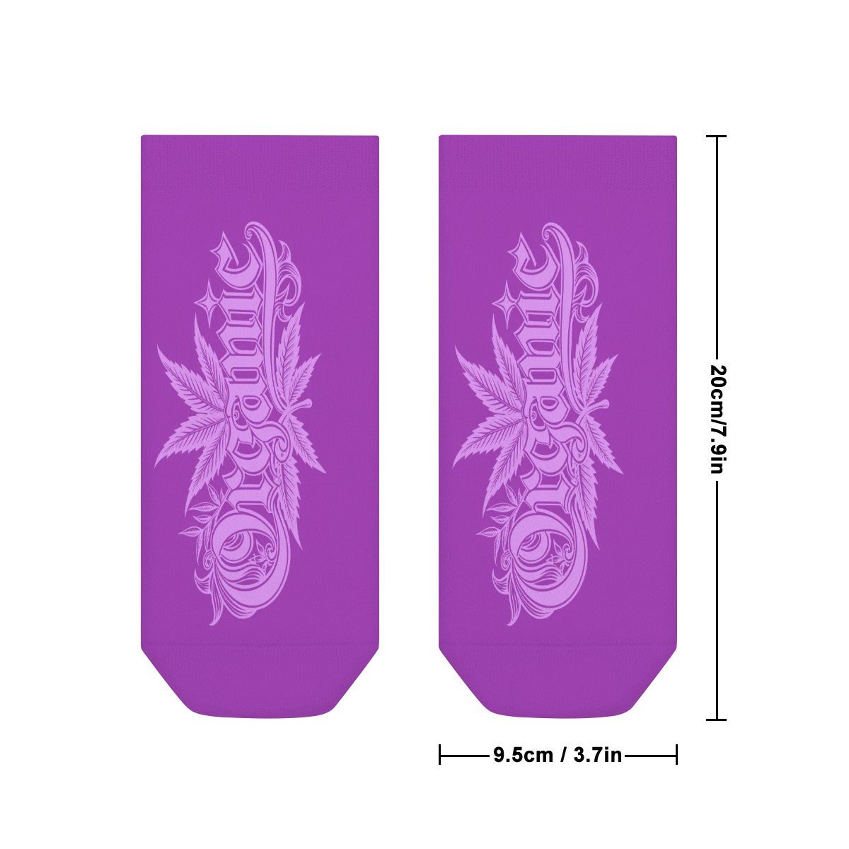 Ankle Socks Purple and Pink
