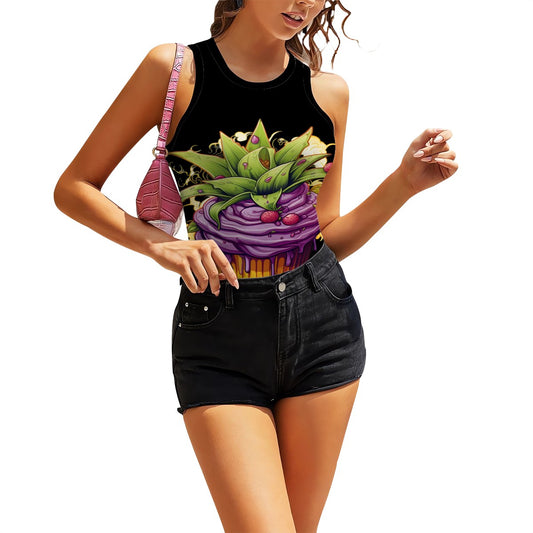 Women's Tank Tops Black Cupcake