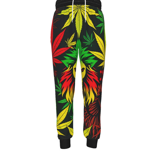 Red, Black and Yellow Loin of Zion Sweatpants