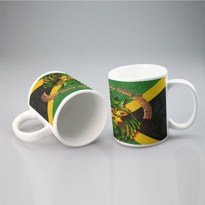 Jamaica Mind My Business Mug Premium Ceramic Coffee Cup 340ml For Daily Motivation - Cannabis Creations