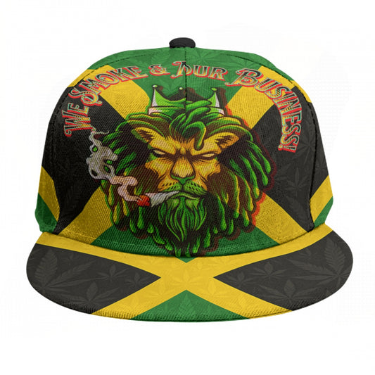 Jamaica We Mind Our Business Flat Brim Cap