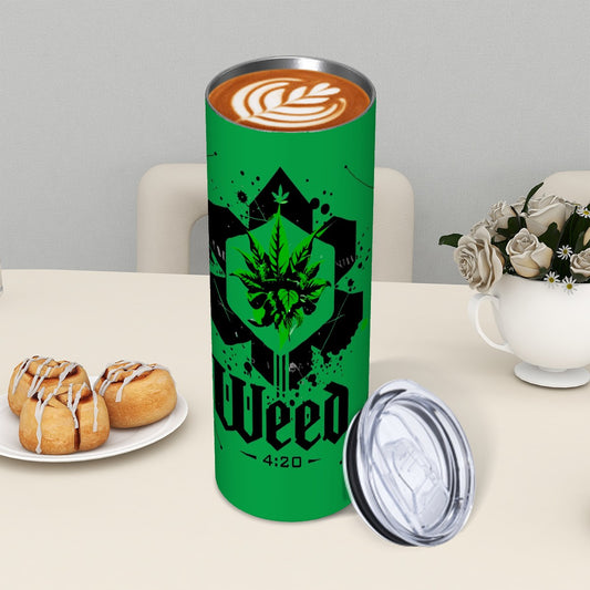 Green Weed Tumbler