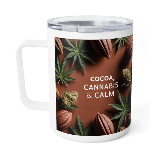 Cocoa Cannabis & Calm Insulated Coffee Mug - 10oz