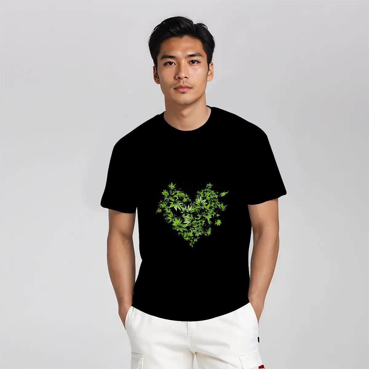 White Heart Men's Tee